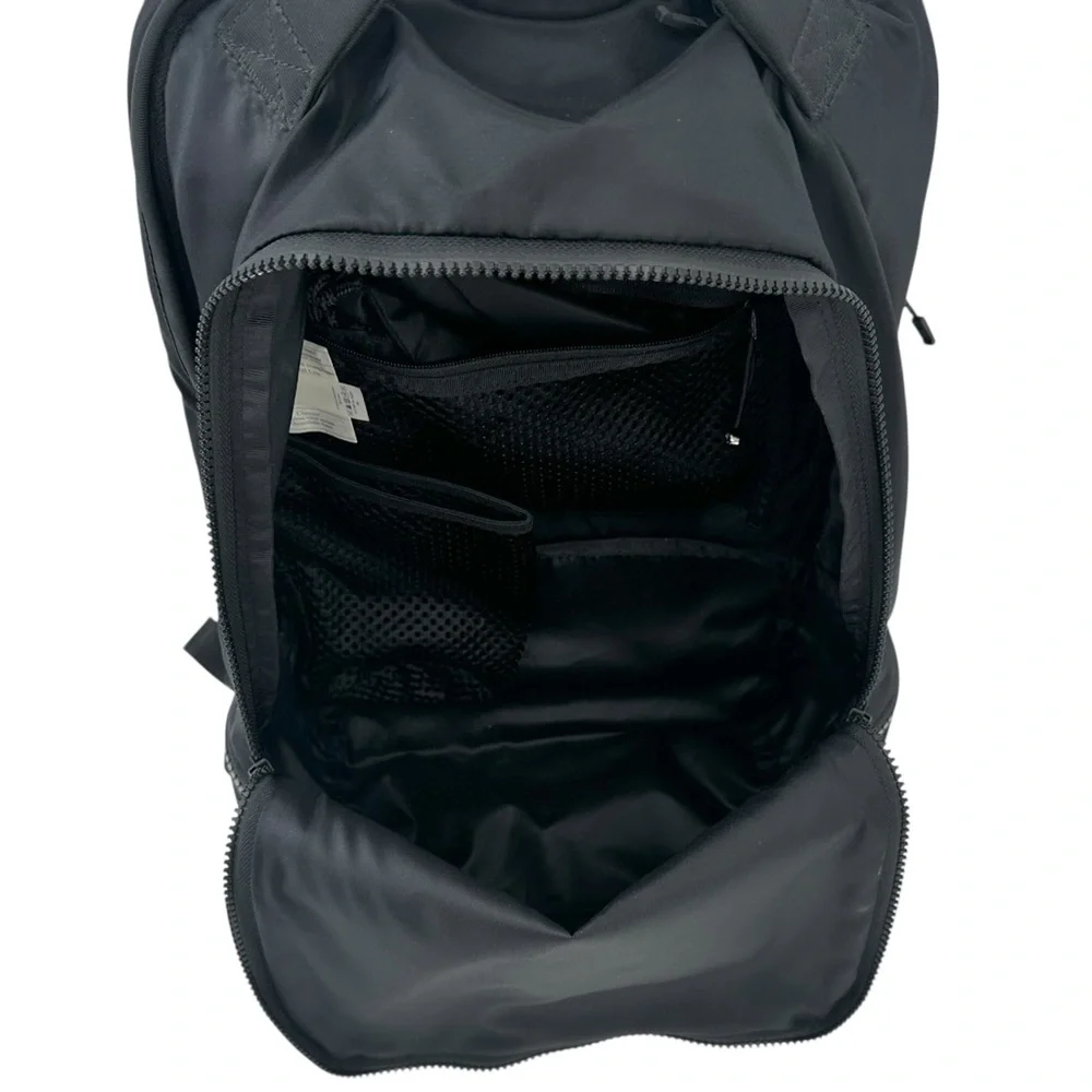 Lululemon Go Lightly Black Water Repellent Lightweight Nylon Backpack Bag